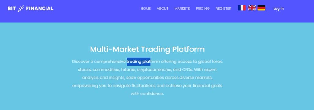 BitFinancial Multi-Market Trading Platform