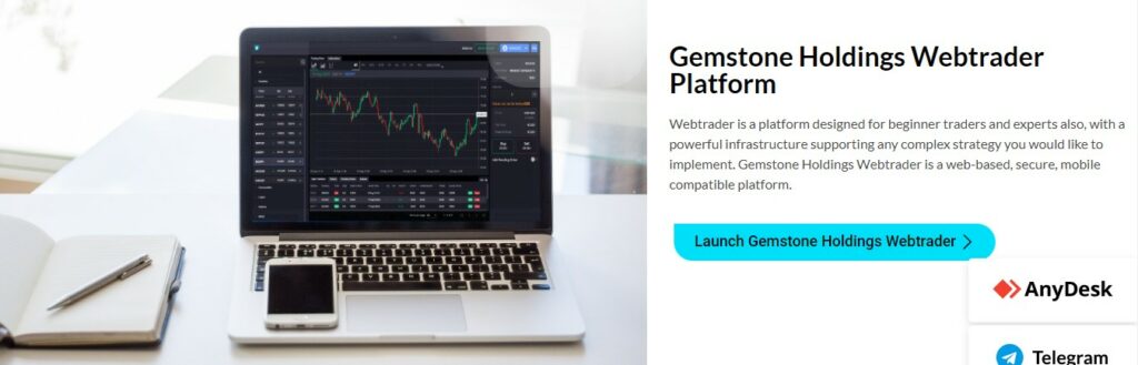 Gemstone Holdings trading platform