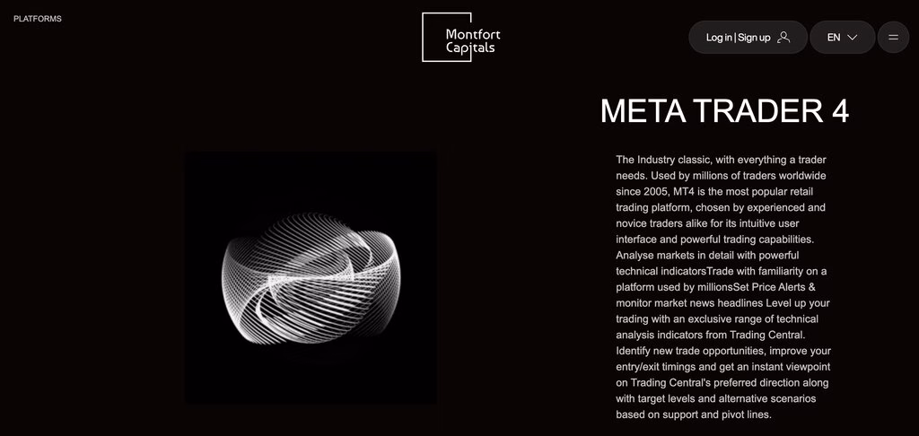 Montfort Capitals products screenshot